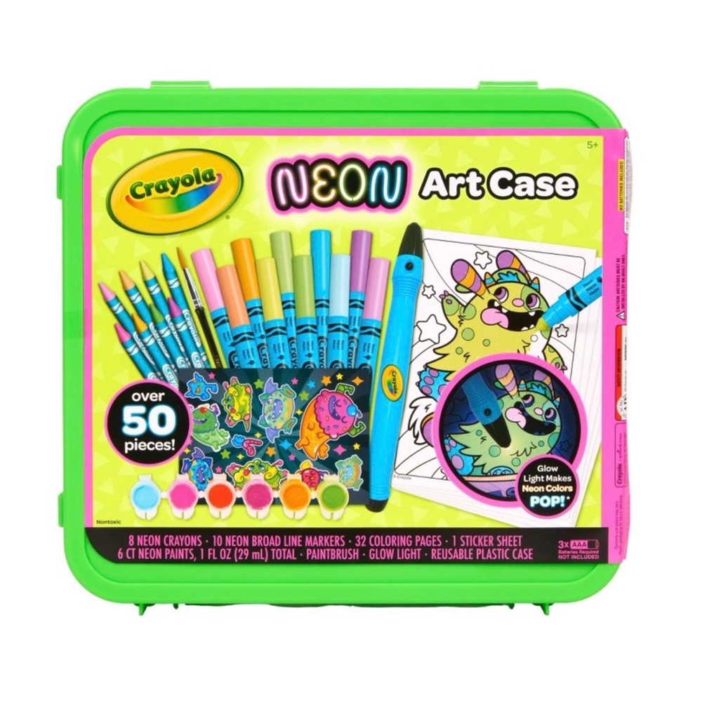 Crayola Neon Art Set - Bright Green